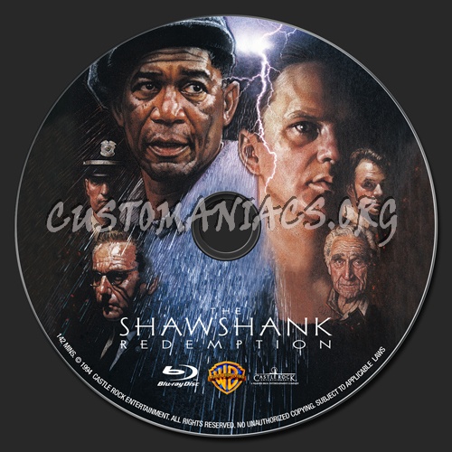 The Shawshank Redemption blu-ray label