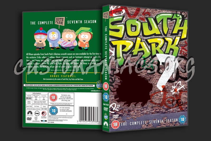 South Park Season 7 dvd cover