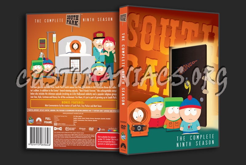 South Park Season 9 dvd cover