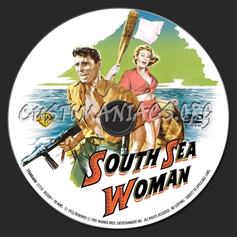South Sea Woman dvd label