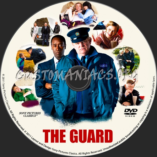 The Guard dvd label