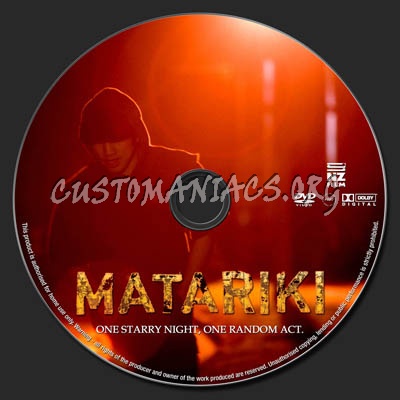 Matariki dvd label