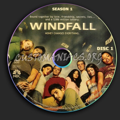 Windfall - Season 1 dvd label