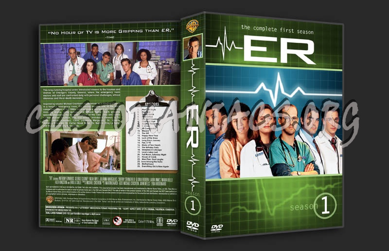 ER: Seasons 1-15 (3370x2175) dvd cover