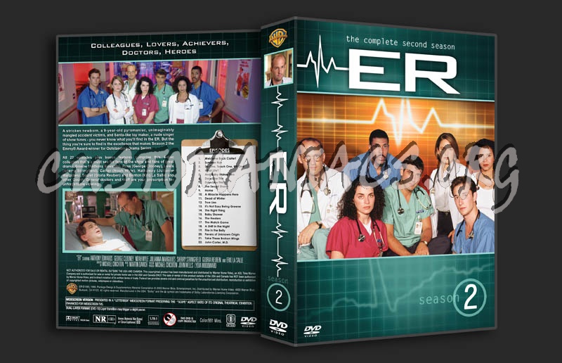 ER: Seasons 1-15 (3370x2175) dvd cover