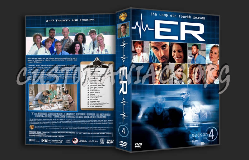 ER: Seasons 1-15 (3370x2175) dvd cover