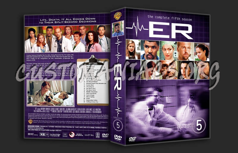 ER: Seasons 1-15 (3370x2175) dvd cover