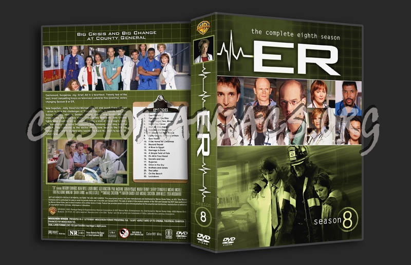 ER: Seasons 1-15 (3370x2175) dvd cover