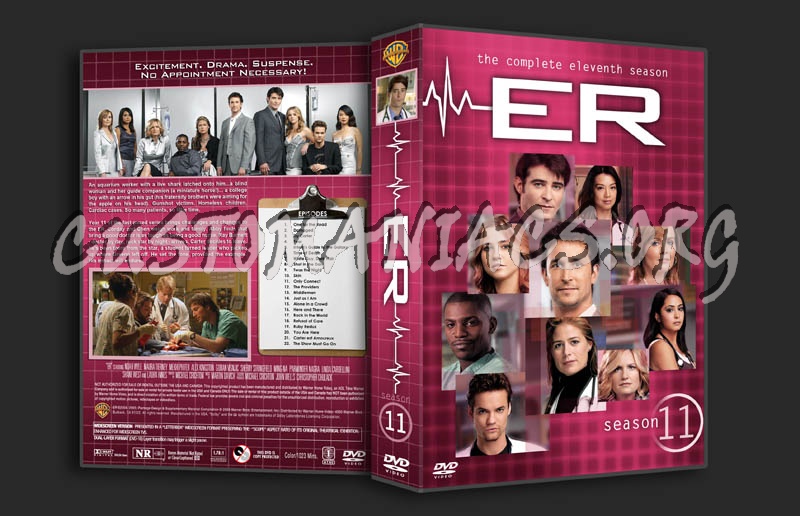 ER: Seasons 1-15 (3370x2175) dvd cover