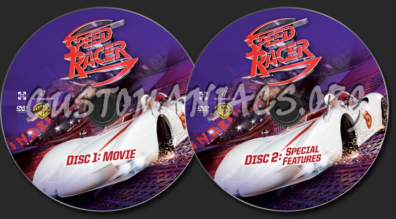 Speed Racer dvd label