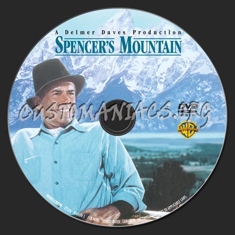 Spencer's Mountain dvd label