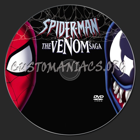 Spider-Man The Venom Saga dvd label