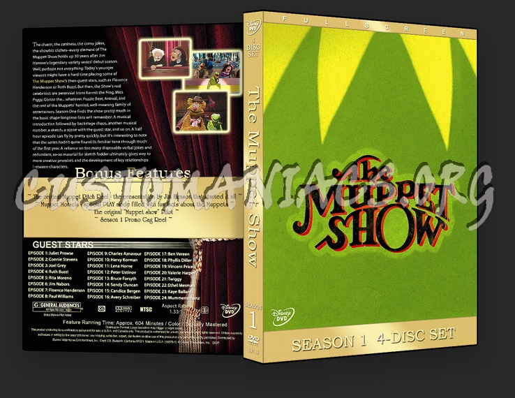 The Muppet Show season 1 dvd cover