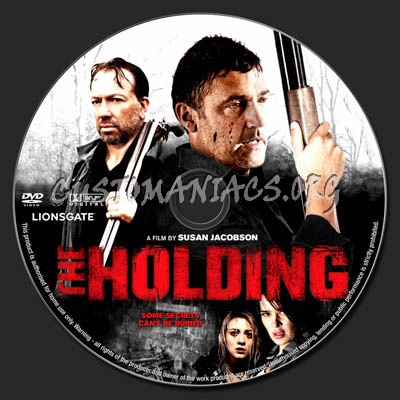 The Holding dvd label