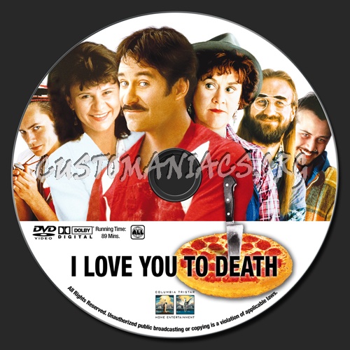 I Love You To Death dvd label