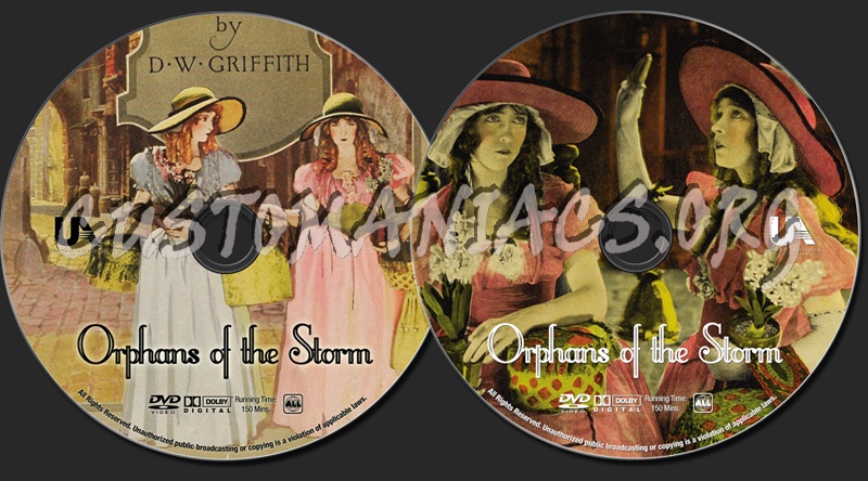 Orphans of the Storm dvd label