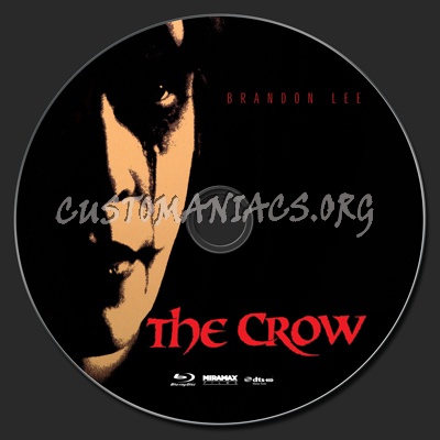 The Crow blu-ray label