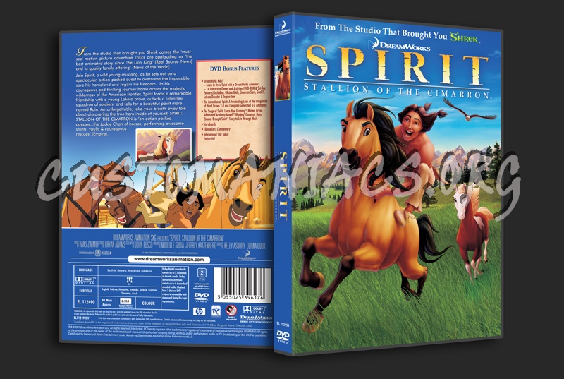 Spirit Stallion of the Cimarron dvd cover