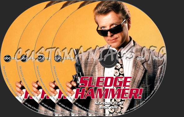Sledge Hammer Season 2 dvd label