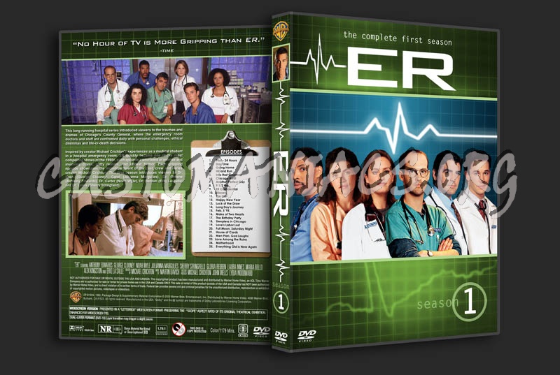 ER: Seasons 1-15 (3240x2175) dvd cover