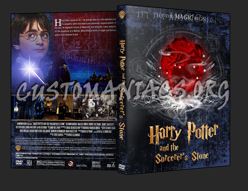 Harry Potter and the Sorcerer's stone dvd cover