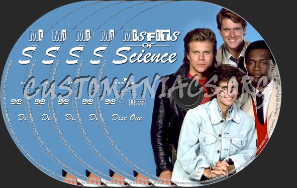 Misfits of Science dvd label