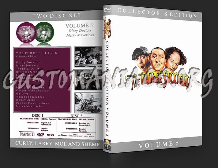 The Three Stooges Collection dvd cover