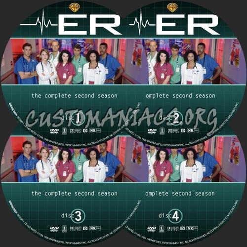 ER: Season 2 dvd label