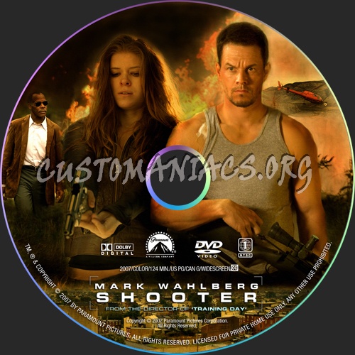 Shooter dvd label