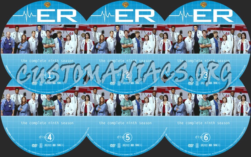 ER: Season 9 dvd label