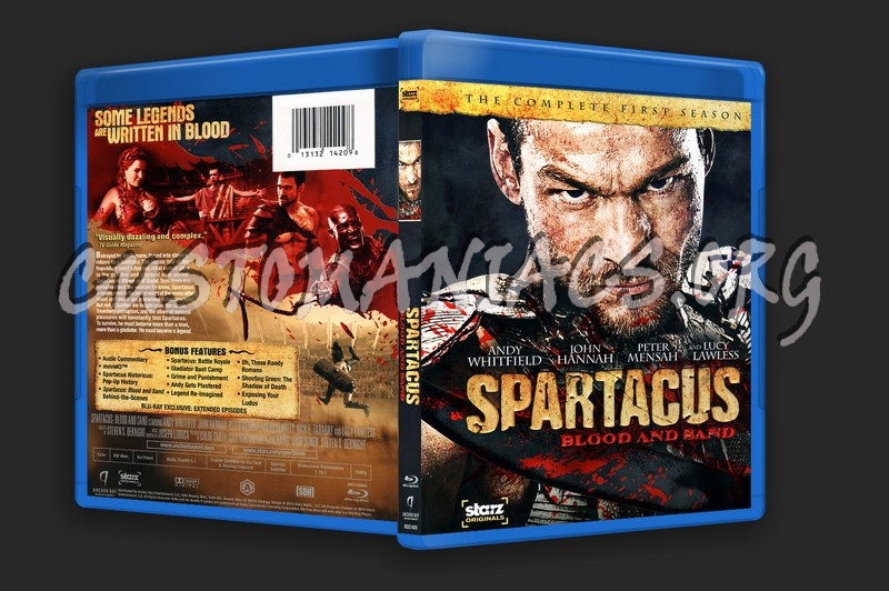 Spartacus: Blood and Sand Season 1 blu-ray cover