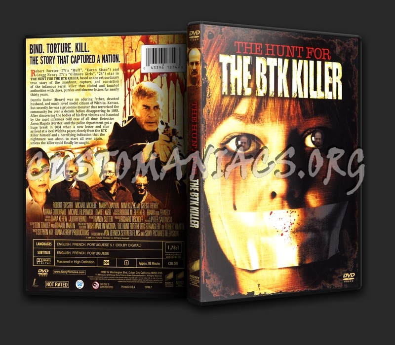 The Hunt For The BTK Killer dvd cover