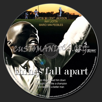 Things Fall Apart dvd label