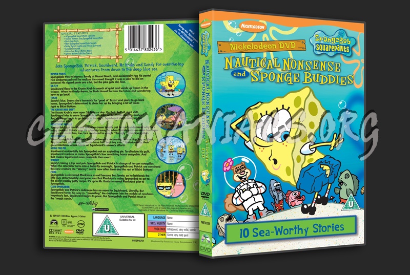 SpongeBob SquarePants Nautical Nonsense and Sponge Buddies dvd cover