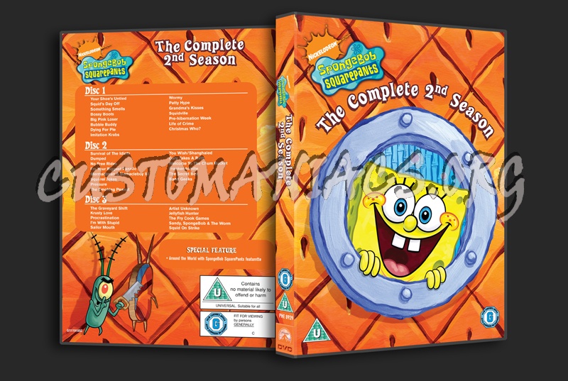 Spongebob SquarePants Season 2 dvd cover