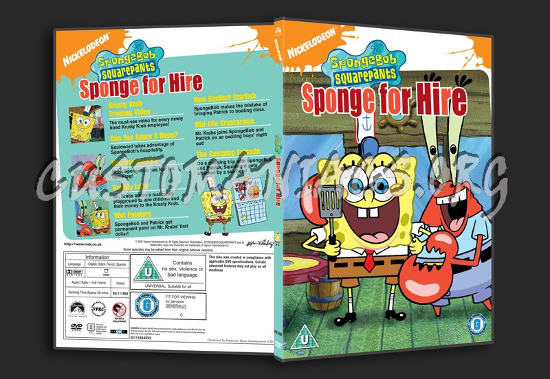 Spongebob SquarePants Sponge for Hire 