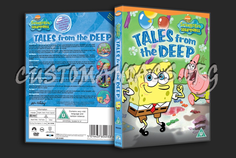 SpongeBob SquarePants Tales from the Deep dvd cover