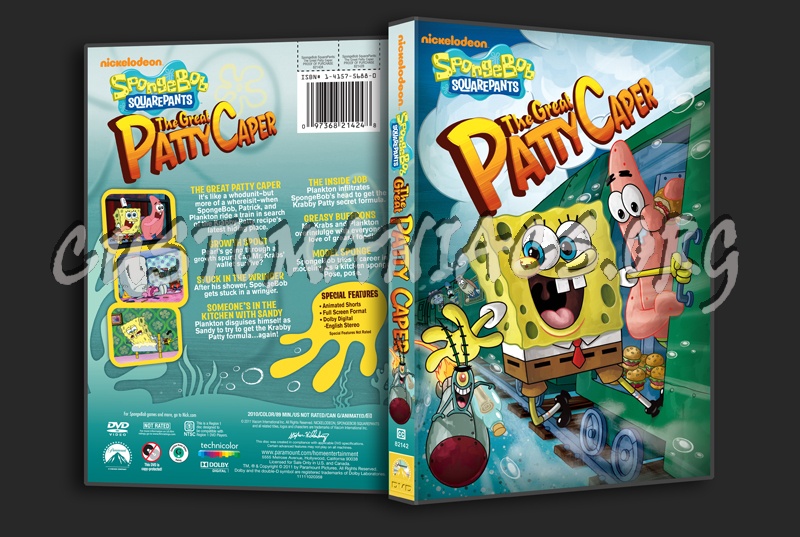 Spongebob Squarepants The Great Patty Caper dvd cover