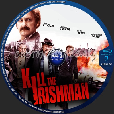 Kill the Irishman blu-ray label
