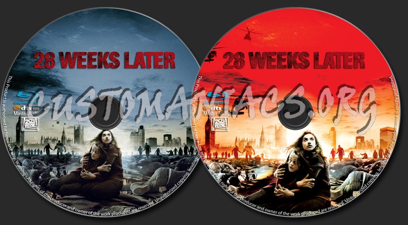 28 Weeks Later blu-ray label