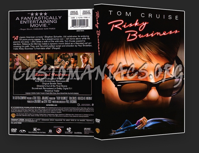Risky Business dvd cover