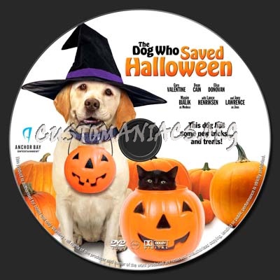 The Dog Who Saved Halloween dvd label