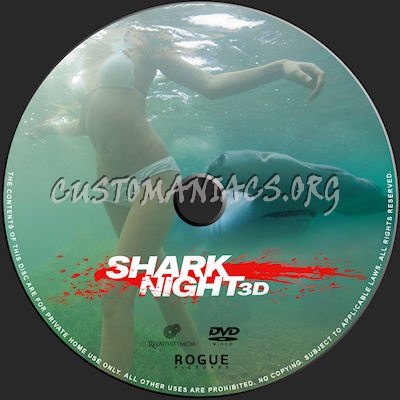 Shark Night dvd label