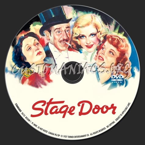 Stage Door dvd label