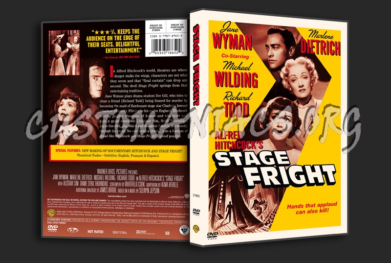 Stage Fright dvd cover