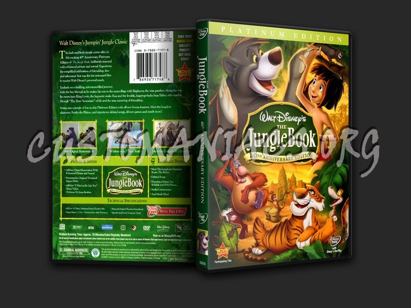 Jungle Book 40th Anniversary Edition dvd cover