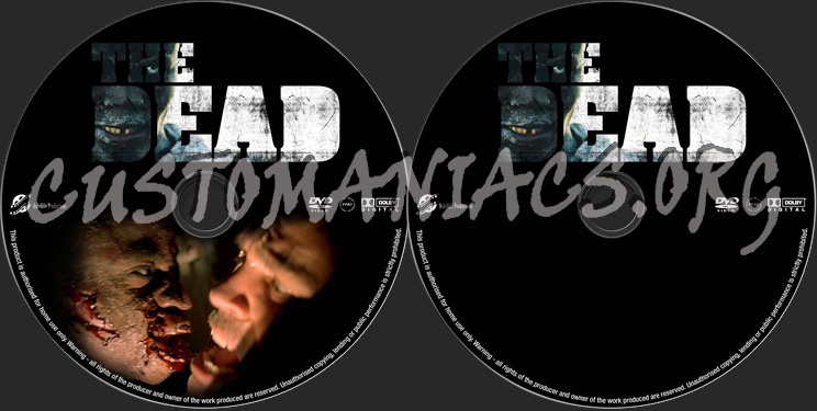 The Dead dvd label