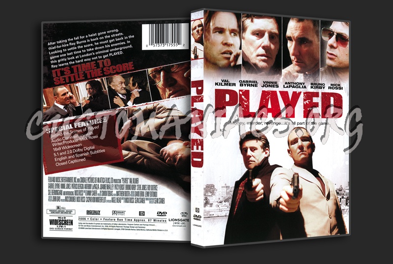 Played dvd cover