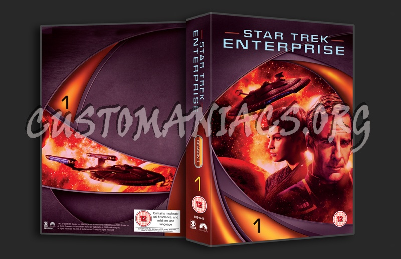 Star Trek Enterprise Season 1 dvd cover