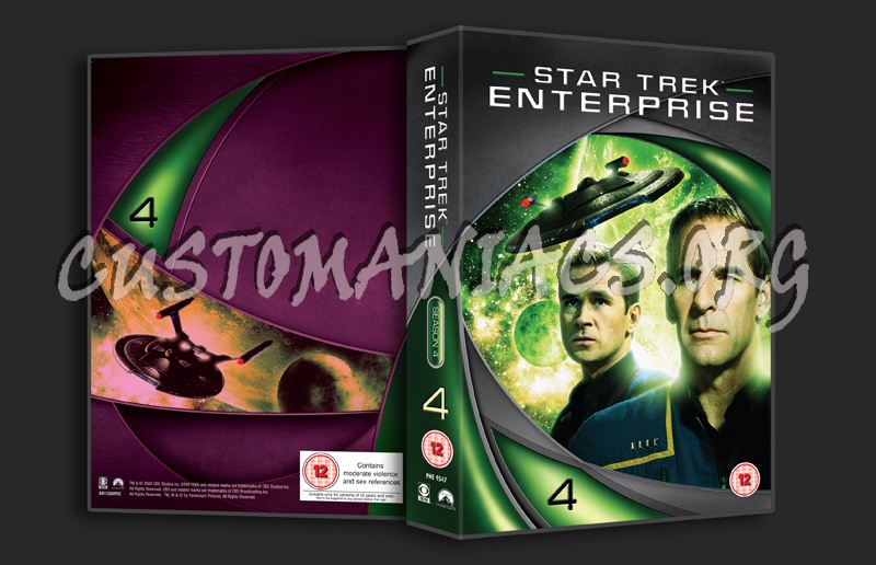 Star Trek Enterprise Season 4 dvd cover